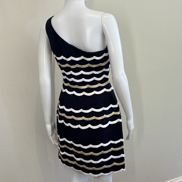 Lilly Pulitzer Tyler True Navy Dress (Size 6) - Picture 4 of 11